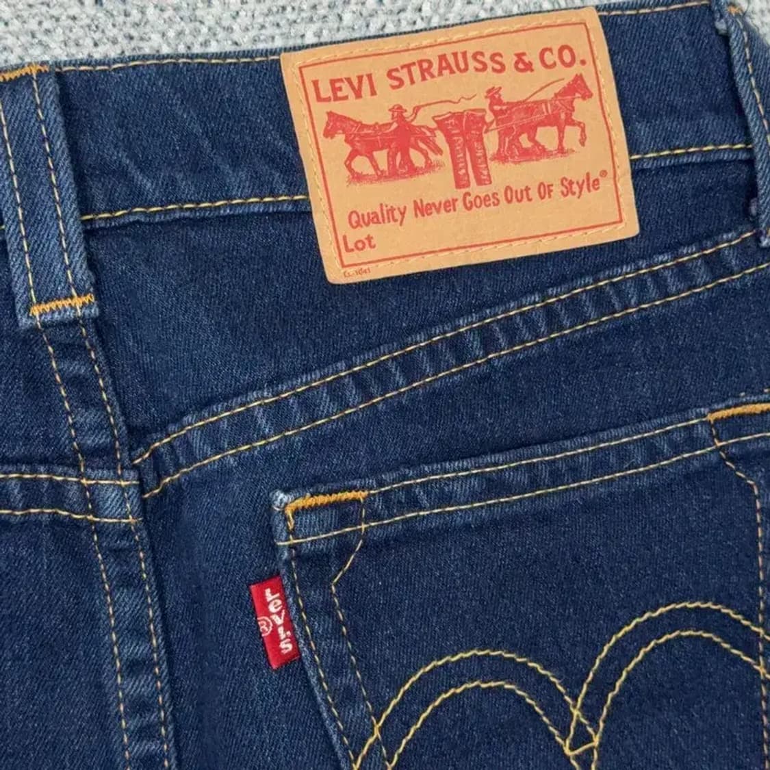 리바이스 타입 1 빈티지 데님 스커트 S 상품이미지7