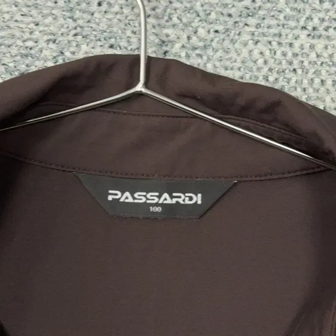 파사디 골프 브라운 남성 기능성 반팔 카라티 100 상품이미지3