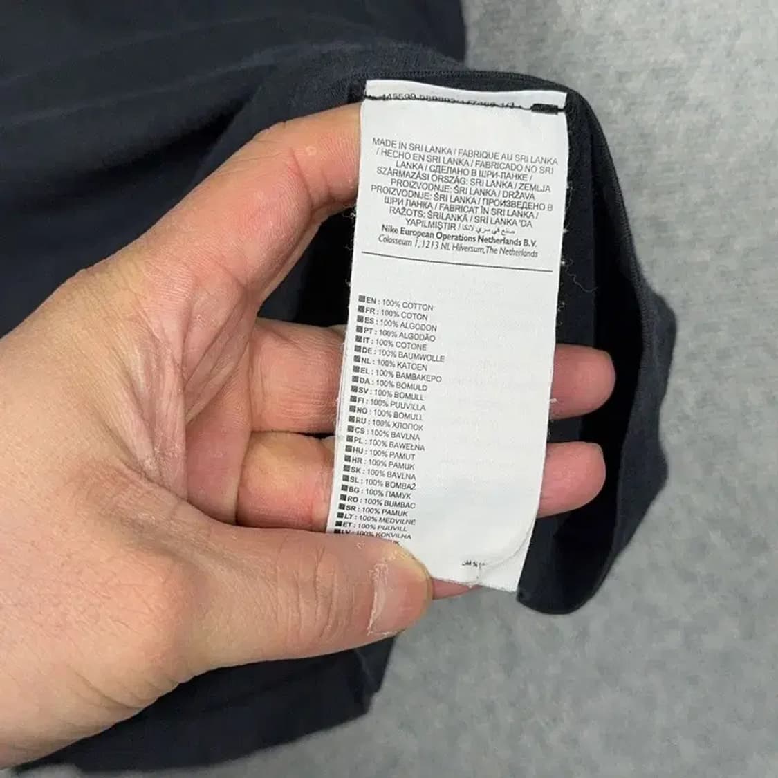 나이키 블랙 로고 스우시 반팔티 XL 상품이미지6