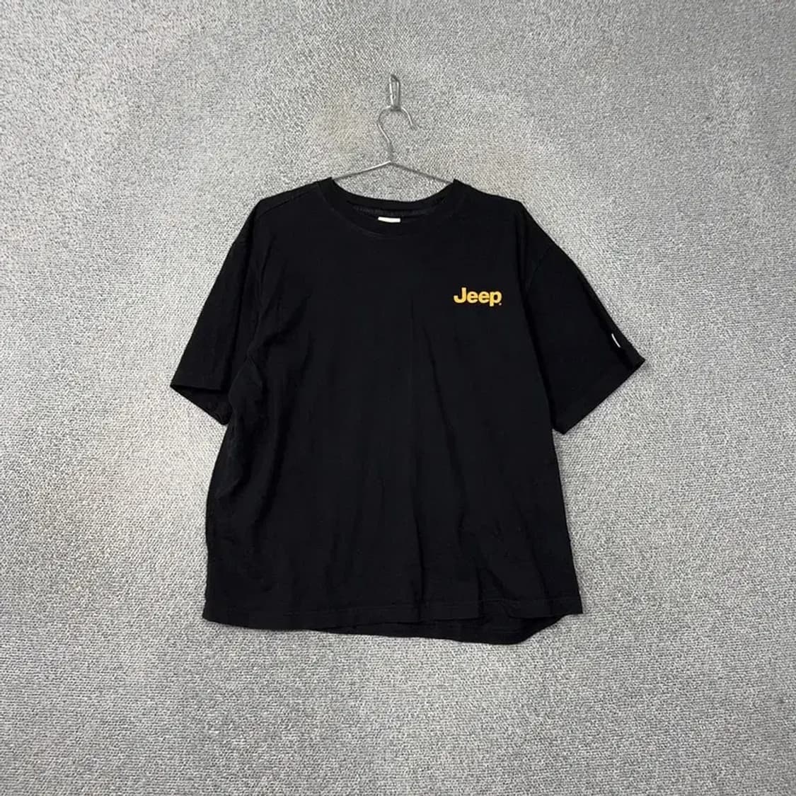 지프 블랙 로고 코튼 반팔티 L 상품이미지1