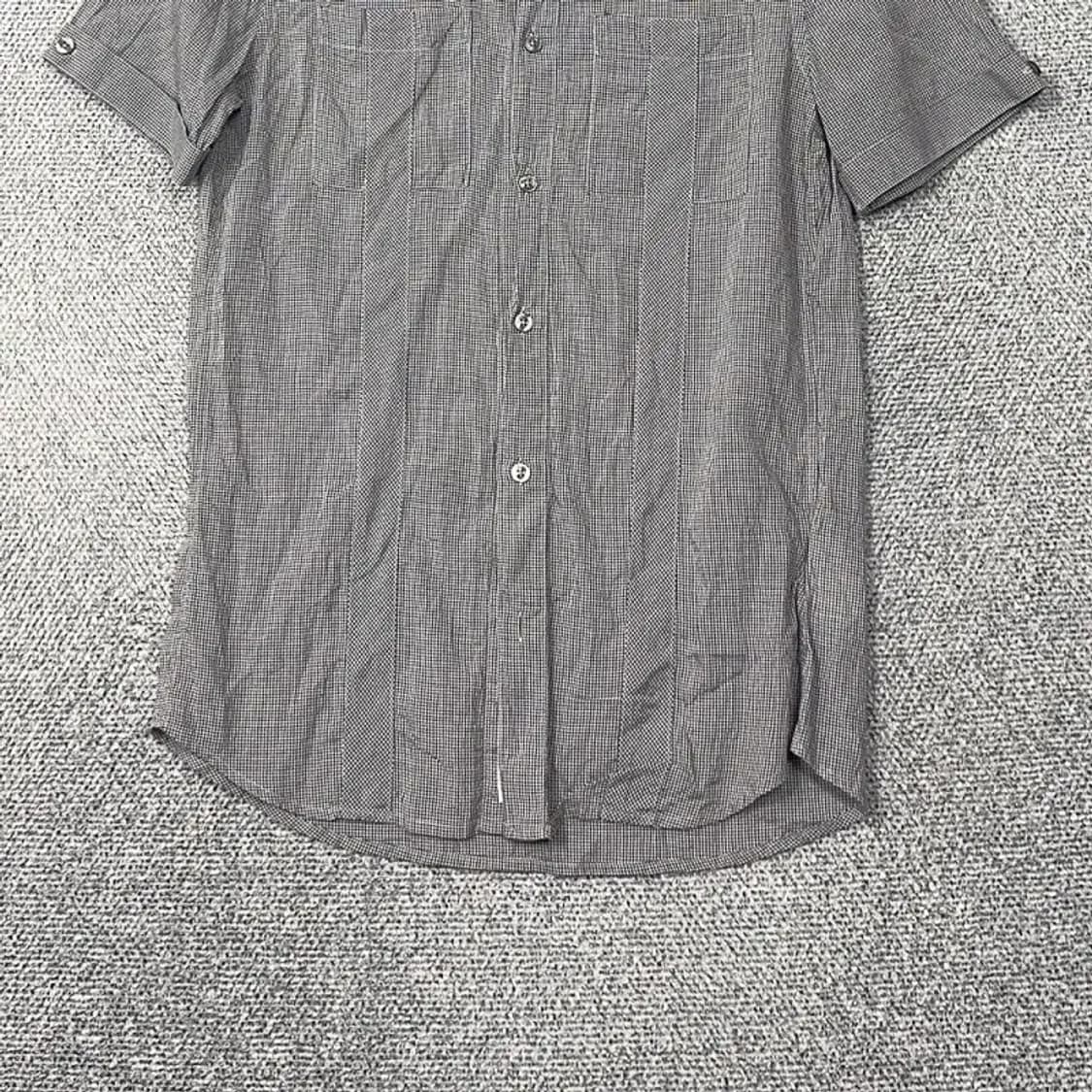 알마니 익스체인지 라이트 그레이 남성 반팔 셔츠 S 상품이미지4