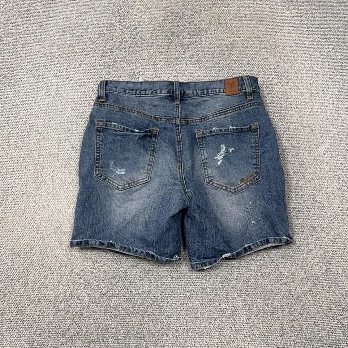 버커루 빈티지 데님 반바지 26 상품이미지2