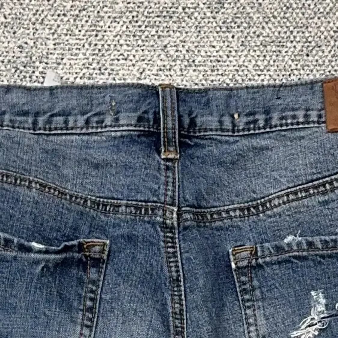 버커루 빈티지 데님 반바지 26 상품이미지4