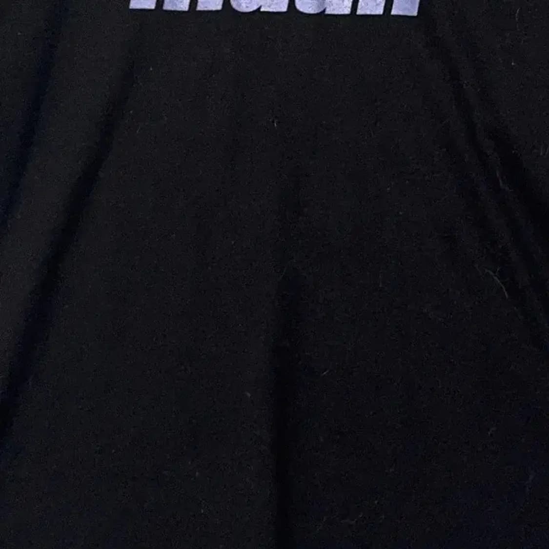 무아무아 스펠 로고 프린팅 블랙 반팔 티 F 상품이미지5