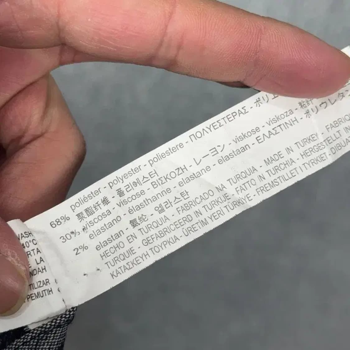 자라 체크 블랙 미니스커트 XS 상품이미지6