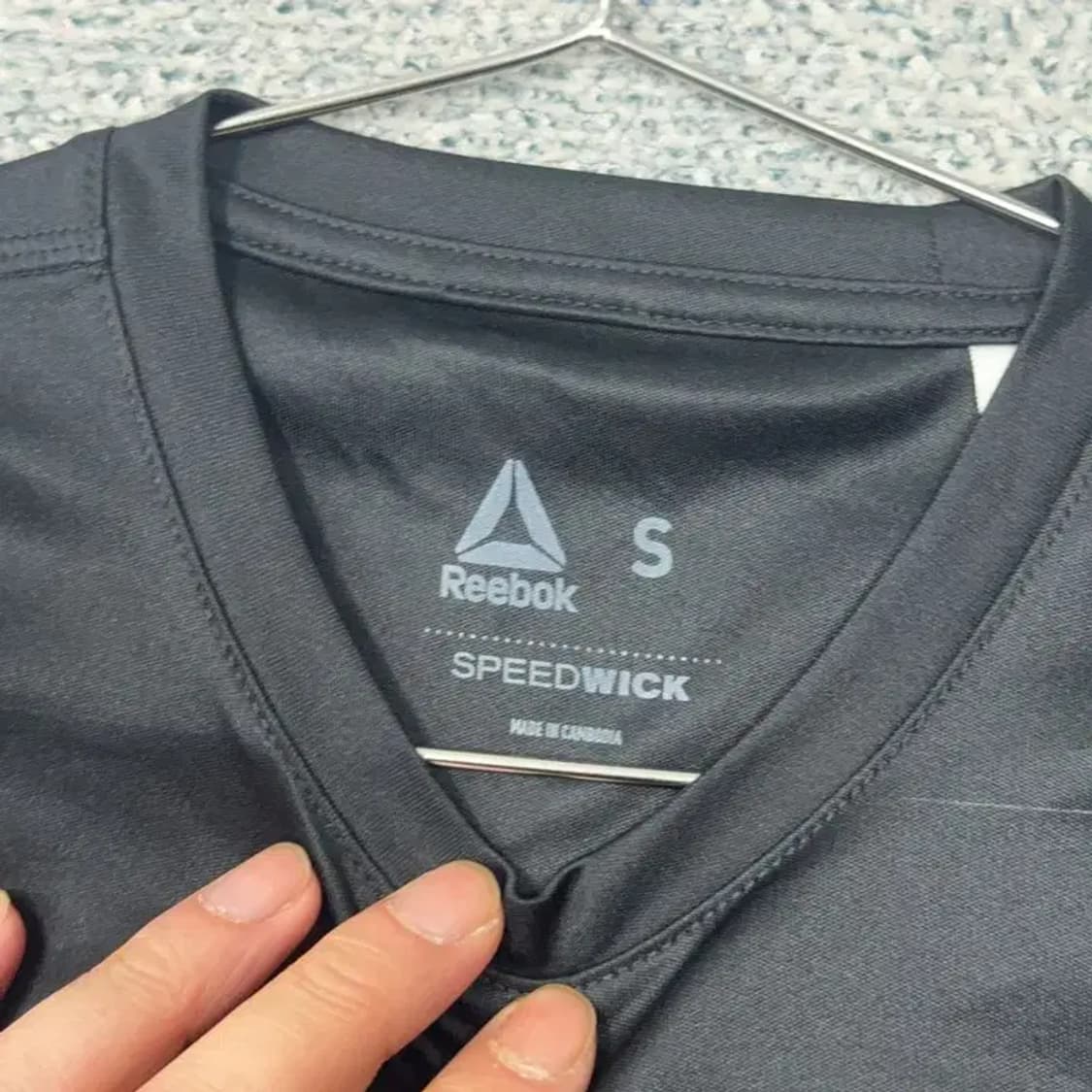 리복 프린팅 기능성 운동 반팔티 S 상품이미지5