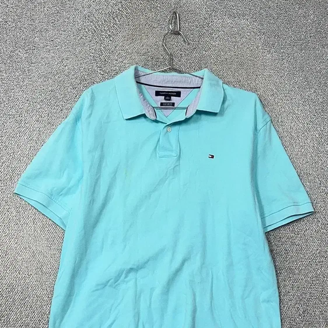 타미힐피거 민트 남성 반팔 카라티 XL 상품이미지3