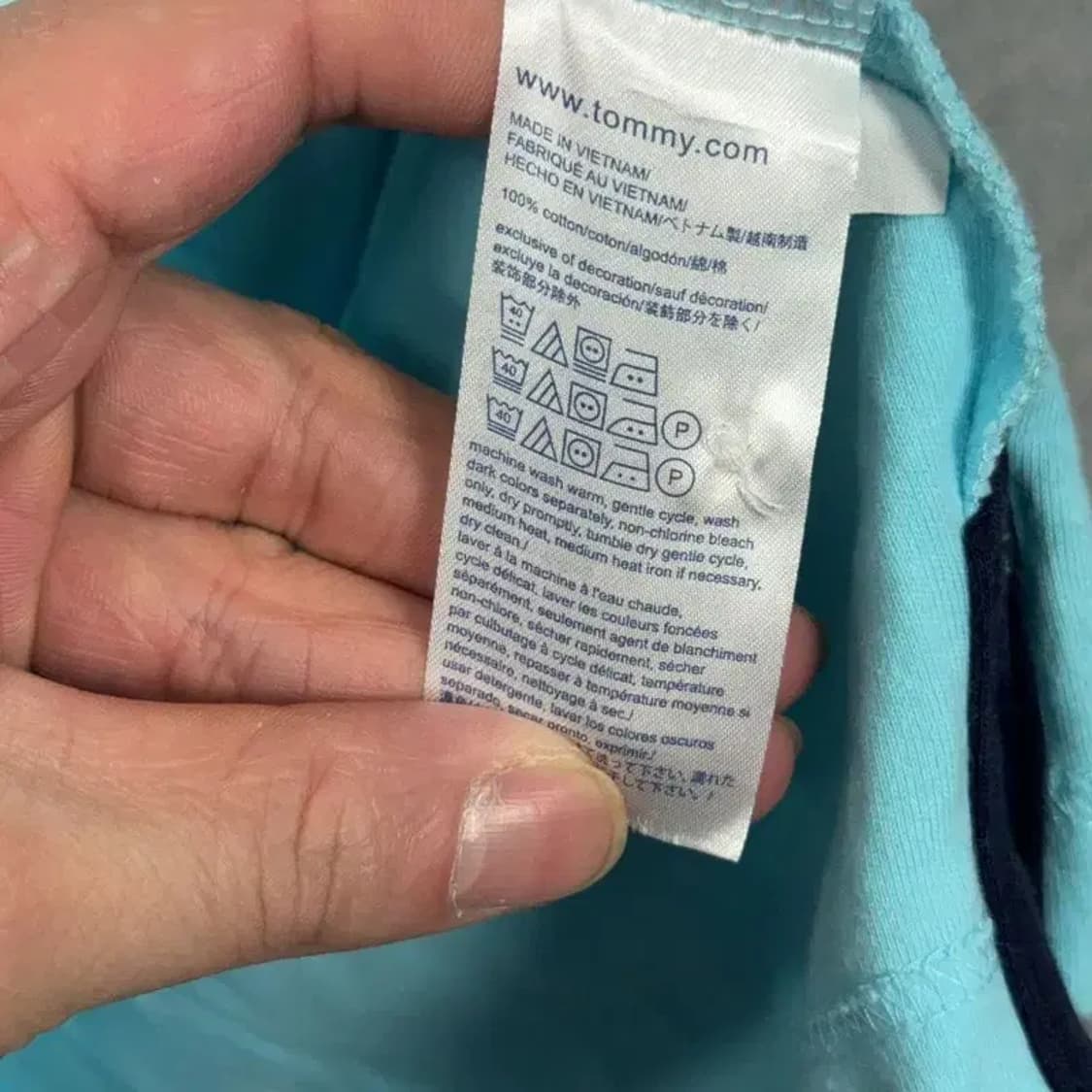 타미힐피거 민트 남성 반팔 카라티 XL 상품이미지6