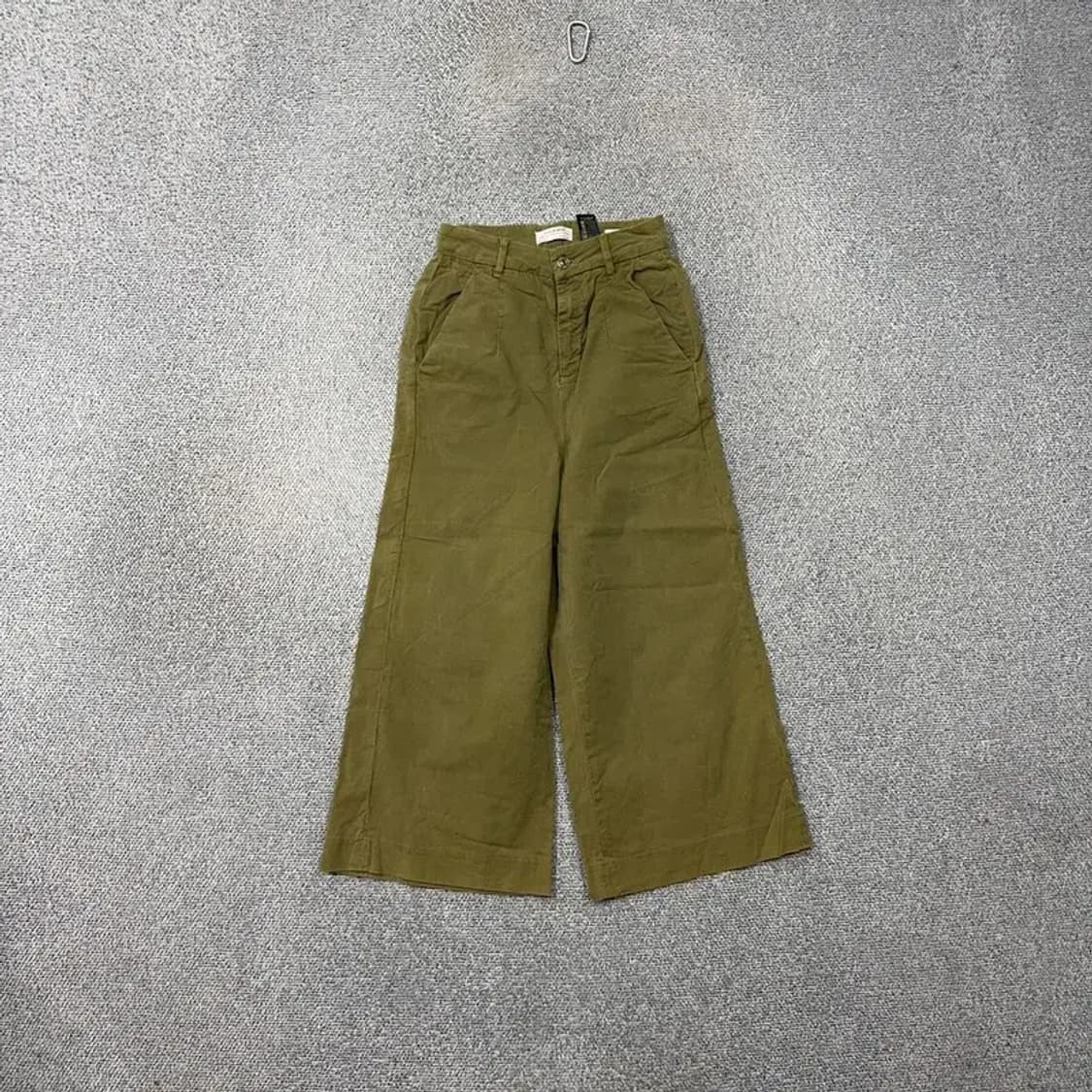 자라 여성 카키 와이드 팬츠 23 상품이미지1