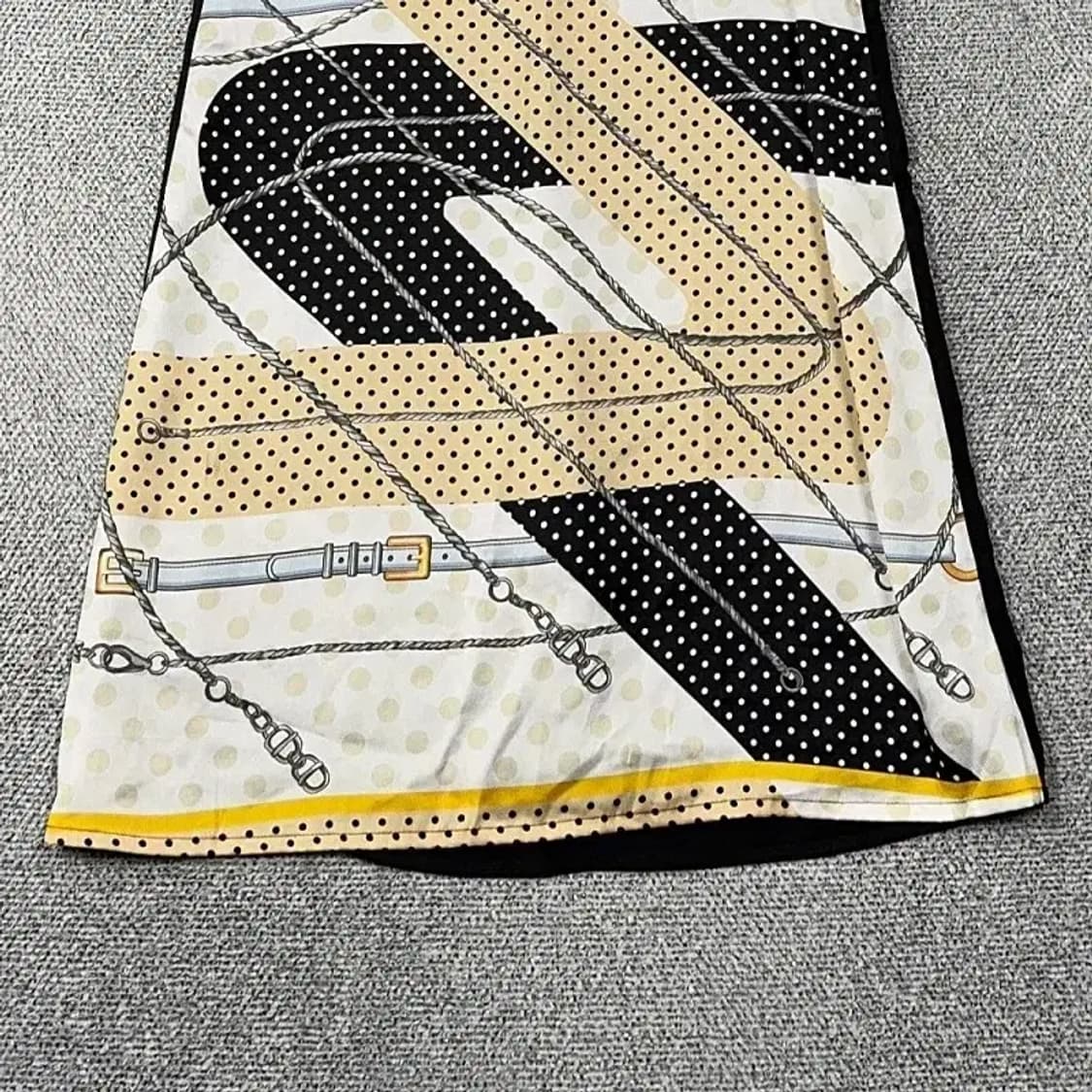 칼라거펠트 패턴 프린팅 밴딩 스커트 S 상품이미지4