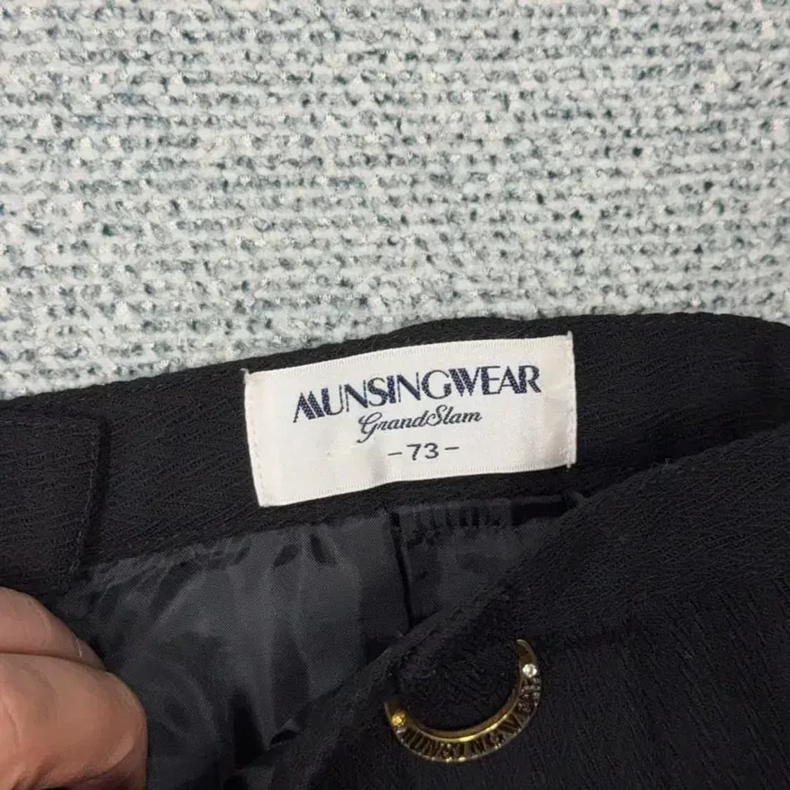 먼싱웨어 여성 골프 블랙 미니스커트 73 상품이미지5