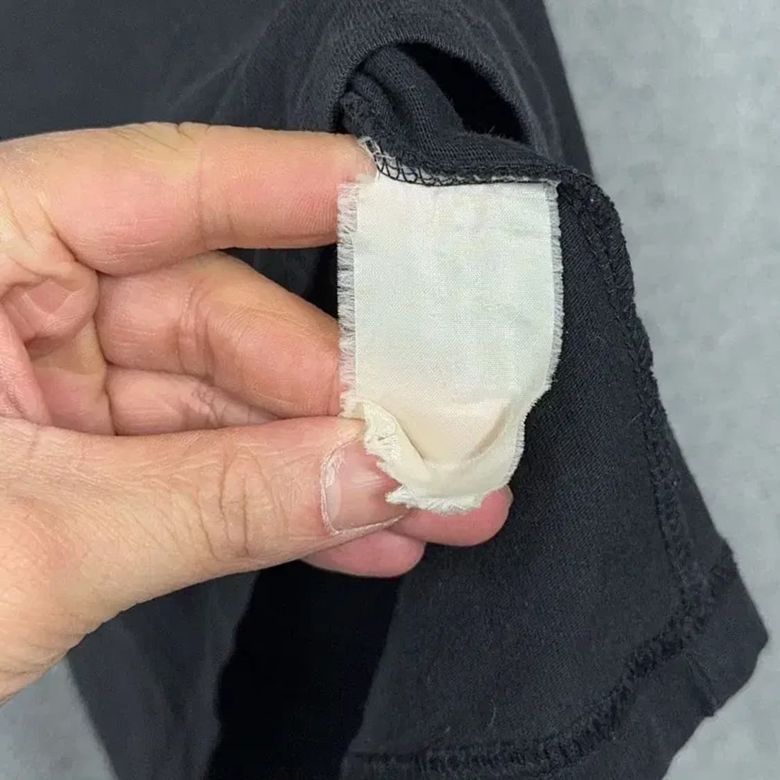 리복 빅로고 프린팅 블랙 반팔 티 M 상품이미지4