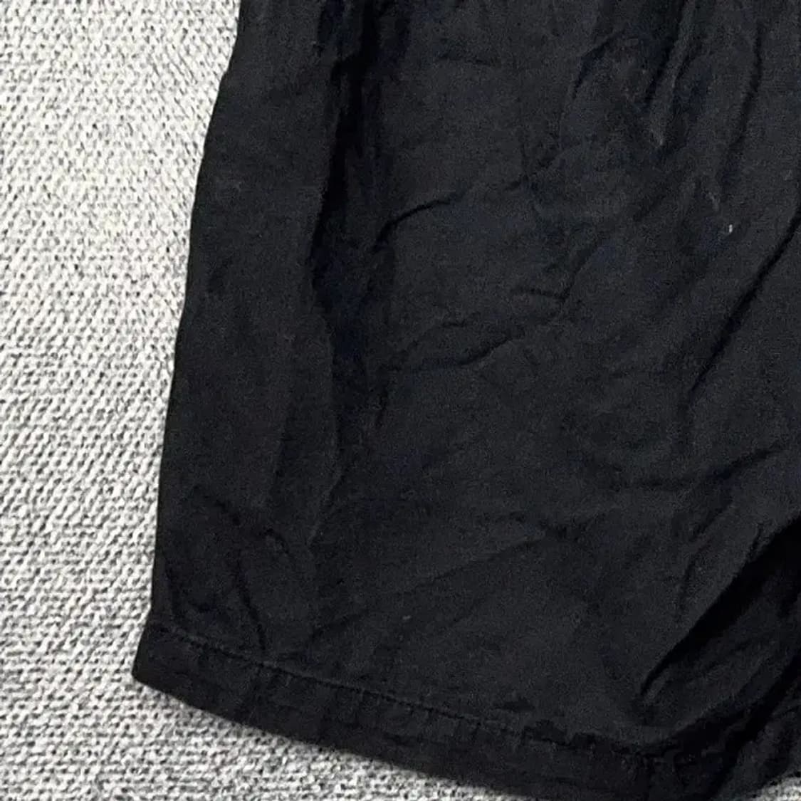 캉골 로고 블랙 반바지 XL 상품이미지3