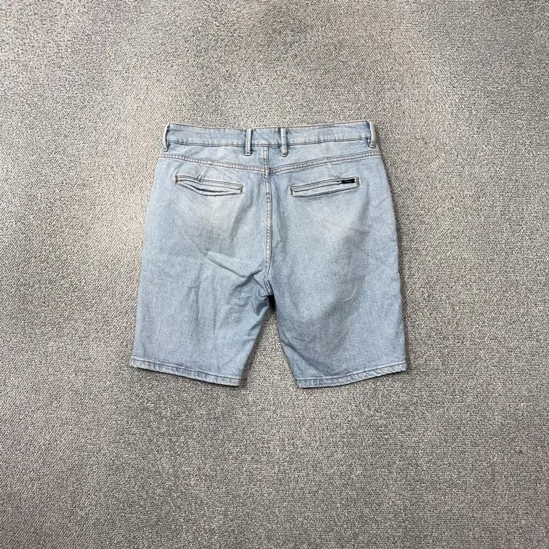 자라 연청 데님 반바지 34 상품이미지2