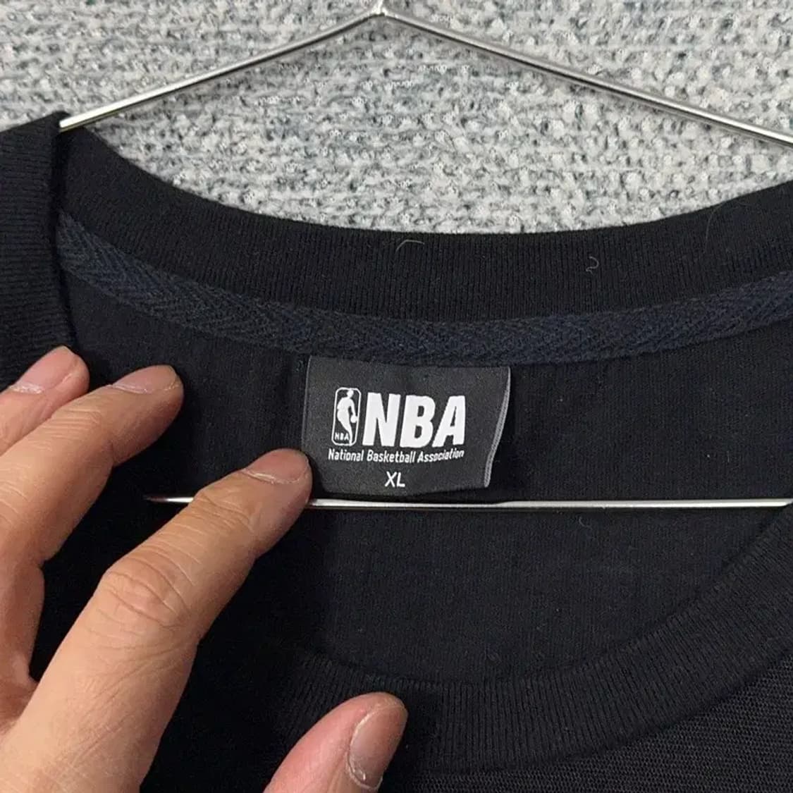 NBA 토론토 프린팅 블랙 반팔 티 XL 상품이미지3