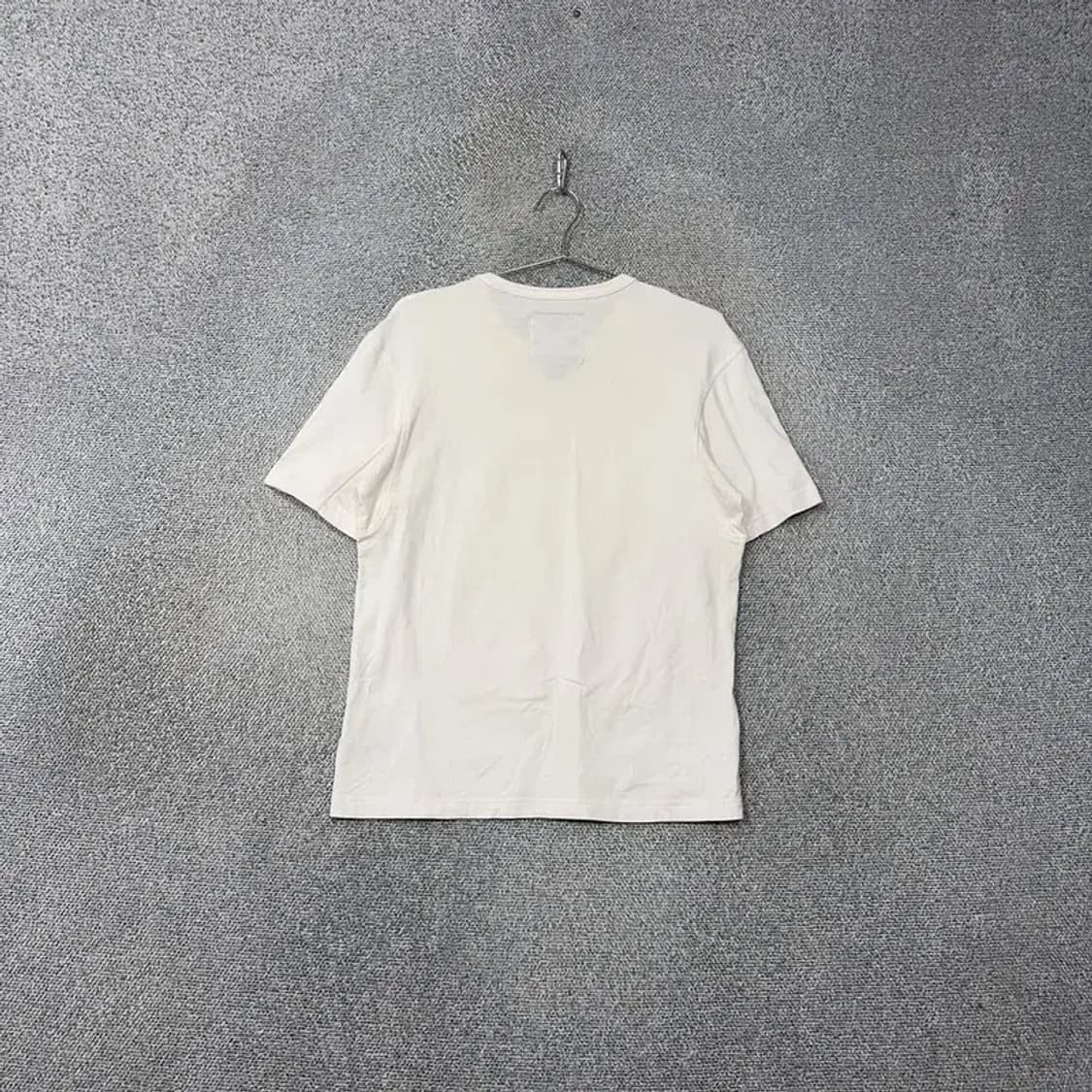 아디다스 박스로고 프린팅 화이트 반팔 티 S 상품이미지2