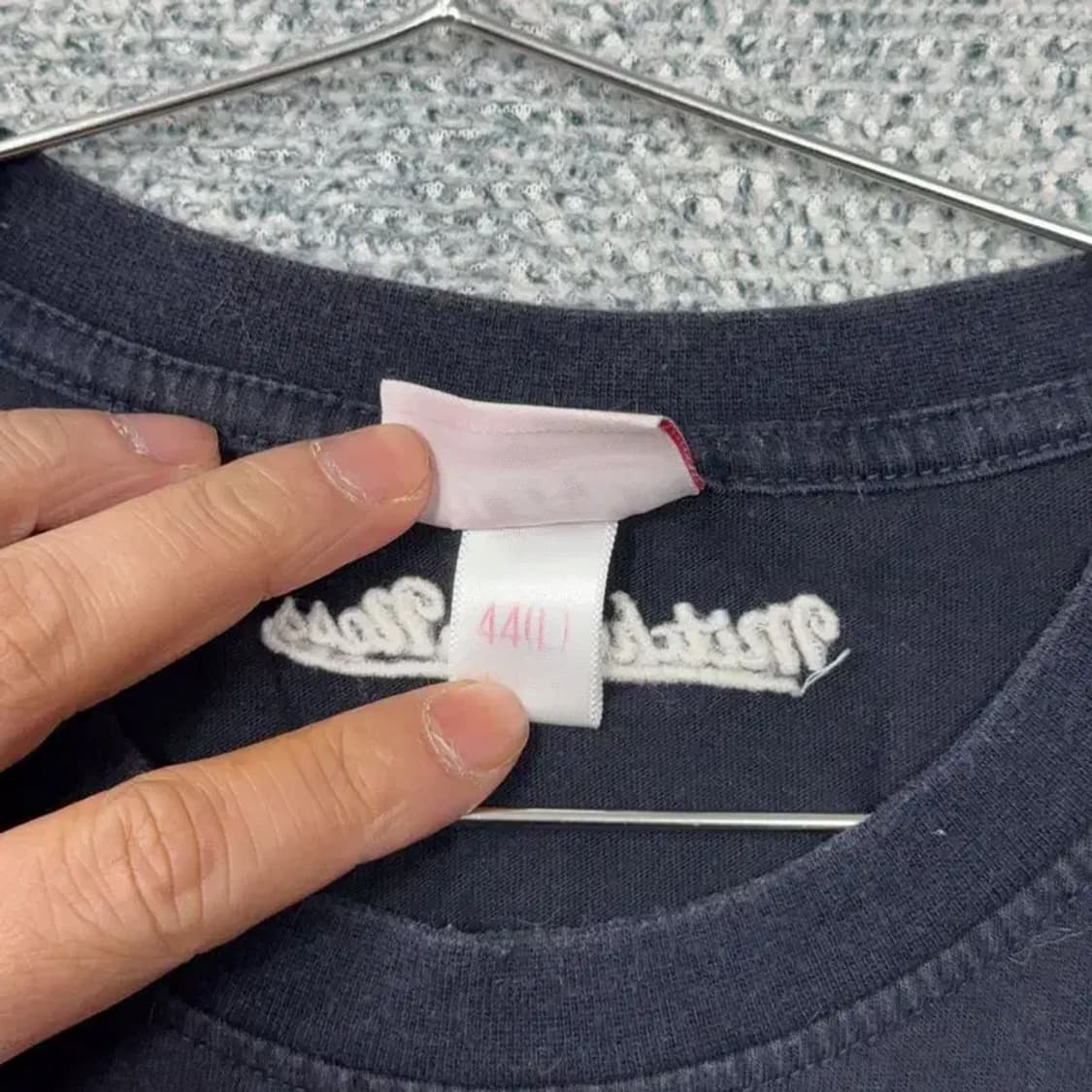 미첼앤네스 양키즈 프린팅 네이비 반팔 티 L 상품이미지4