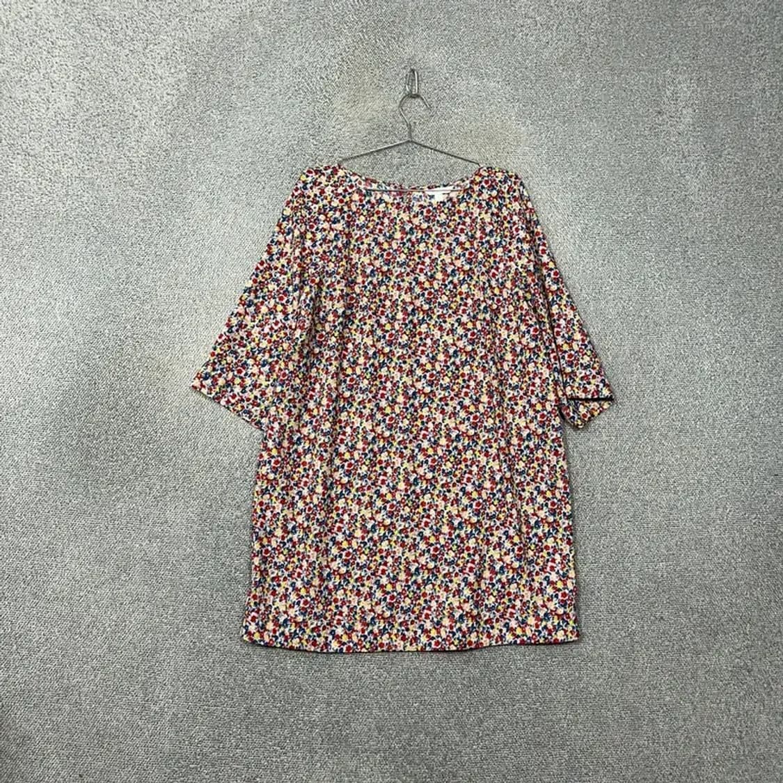 H&M 에이치앤엠 플라워 다채색 미니 원피스 L 상품이미지1