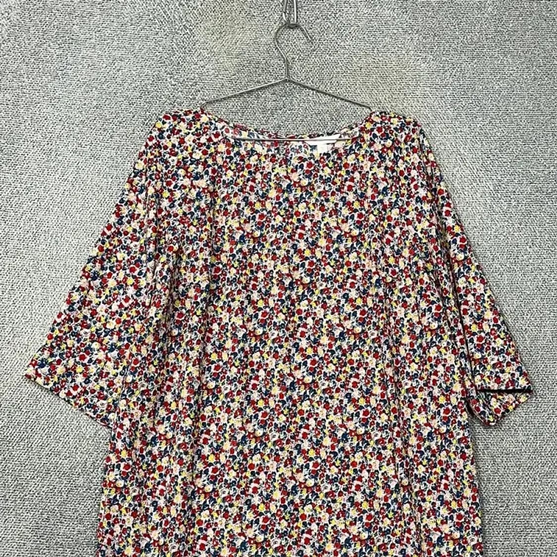 H&M 에이치앤엠 플라워 다채색 미니 원피스 L 상품이미지3