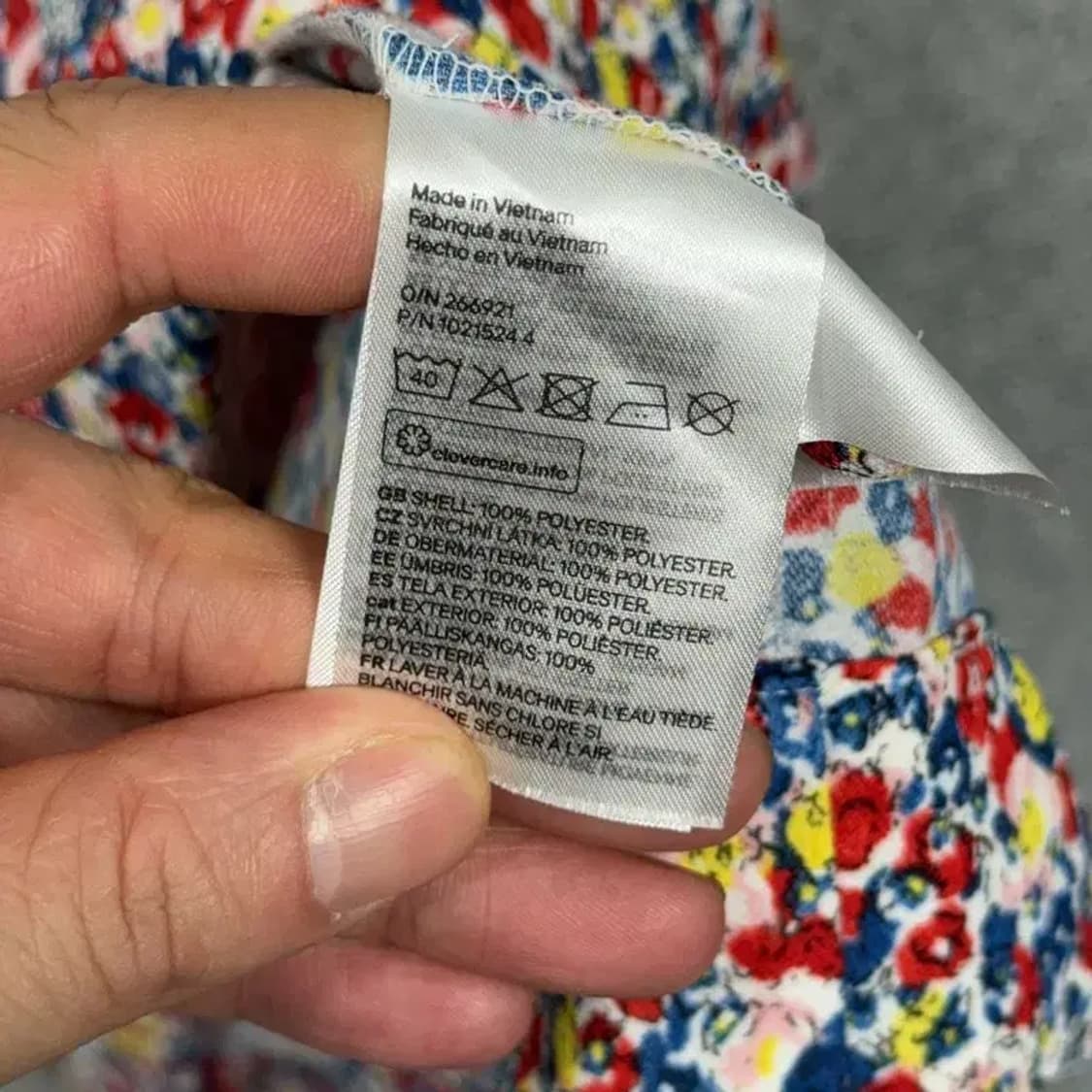 H&M 에이치앤엠 플라워 다채색 미니 원피스 L 상품이미지6