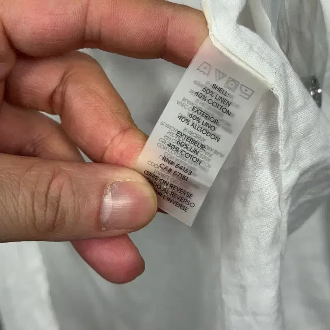 [새상품] 칼라거펠트 여성 화이트 블라우스 S 상품이미지7