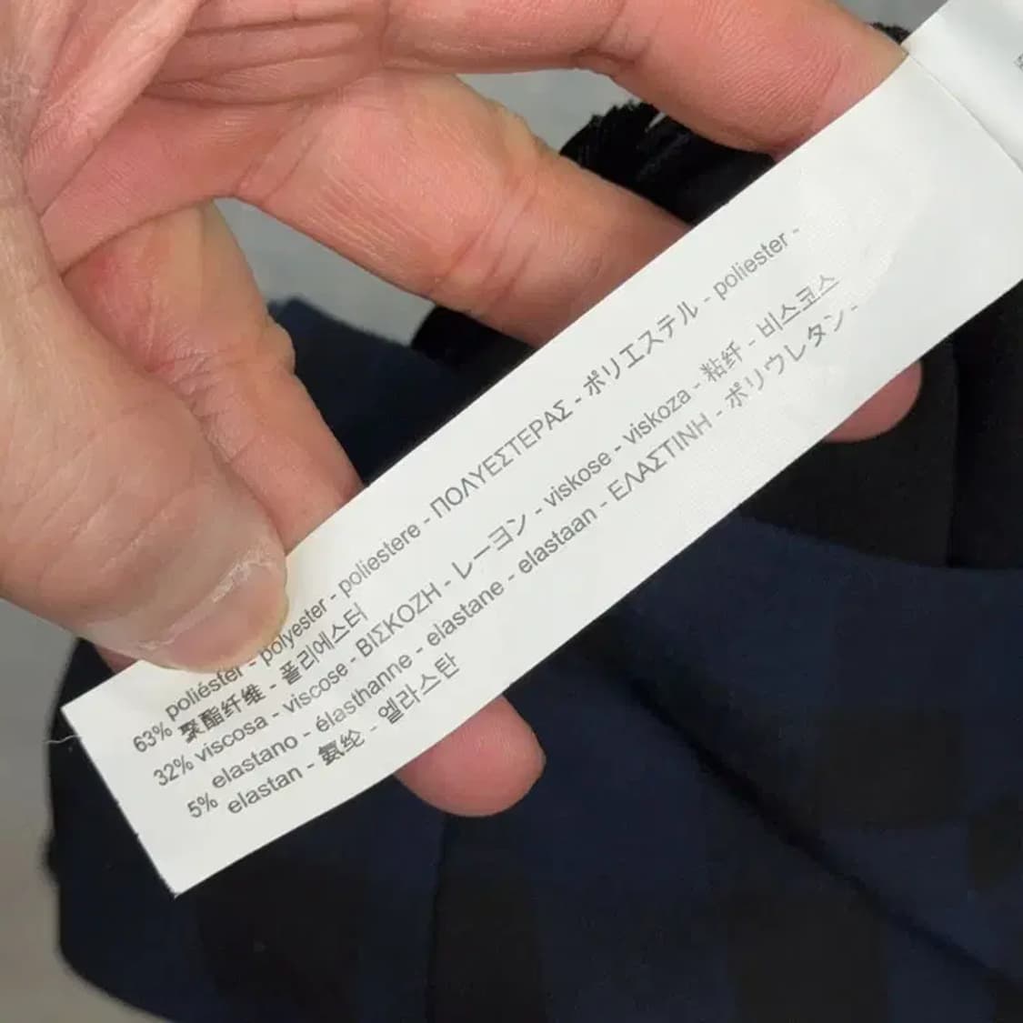 자라 우먼 체크 네이비 미니스커트 M 상품이미지5