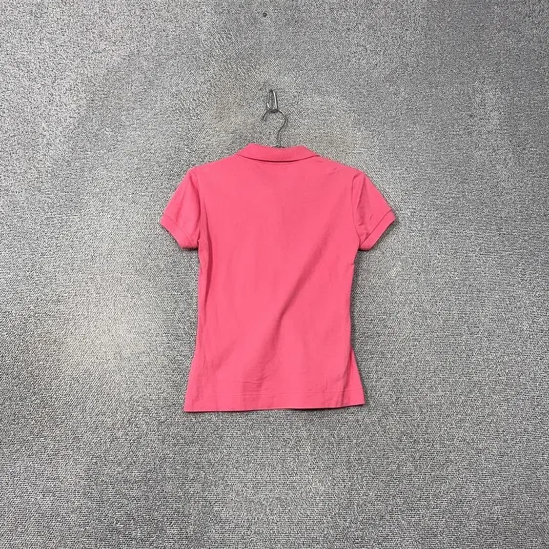 라코스테 여성 로고 핑크 반팔 카라티 90 상품이미지2