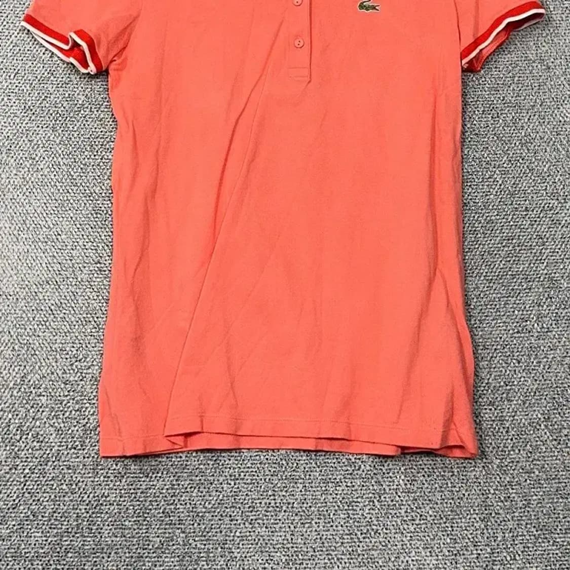 라코스테 여성 코랄 반팔 카라티 90 상품이미지4