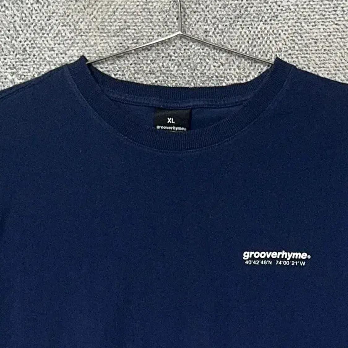 그루브라임 로고 코튼 캐주얼 반팔티 XL 상품이미지3