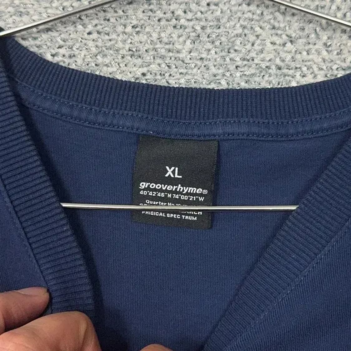 그루브라임 로고 코튼 캐주얼 반팔티 XL 상품이미지6