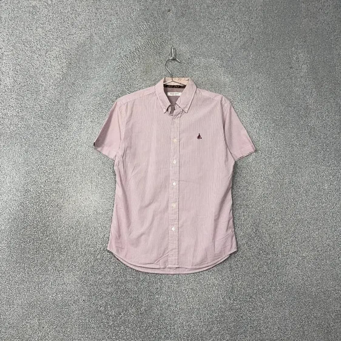 빈폴 로고 캐주얼 스트라이프 남성 반팔 셔츠 95 상품이미지1