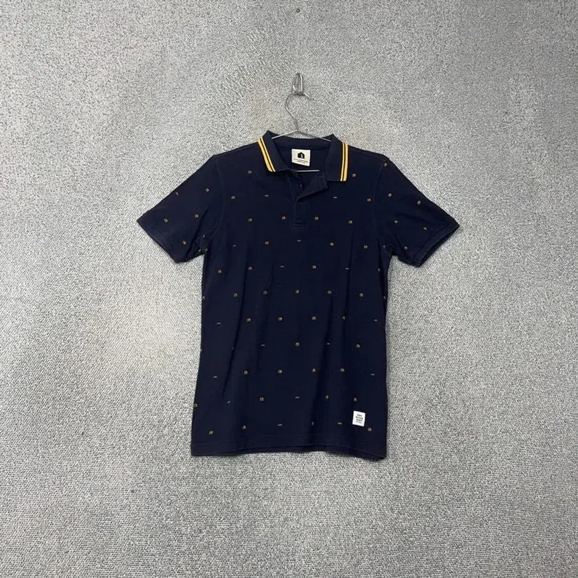 빈폴 네이비 도트 남성 반팔 카라티 95 상품이미지1
