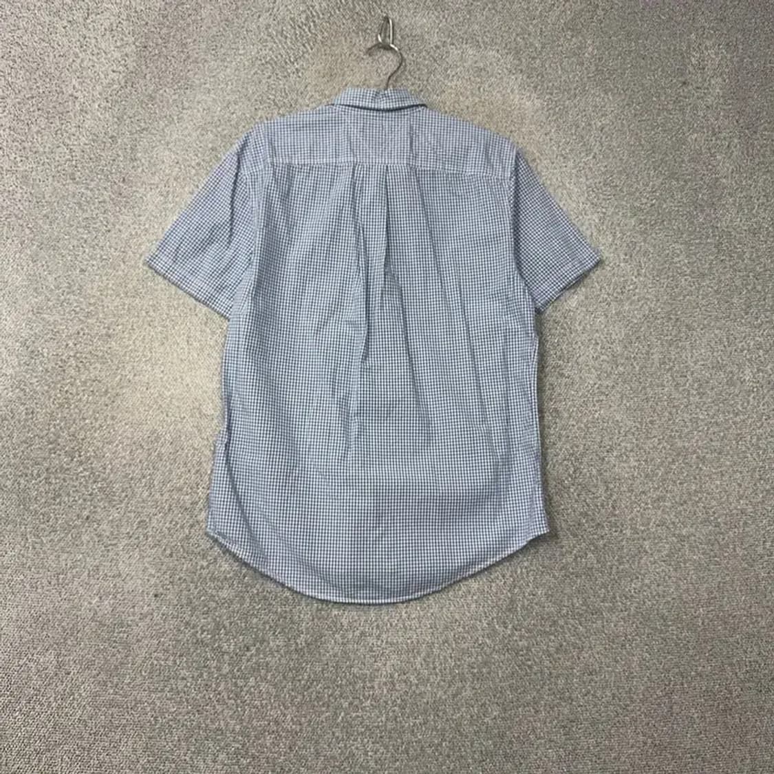 타미힐피거 캐주얼 로고 남성 체크 반팔 셔츠 L 상품이미지2