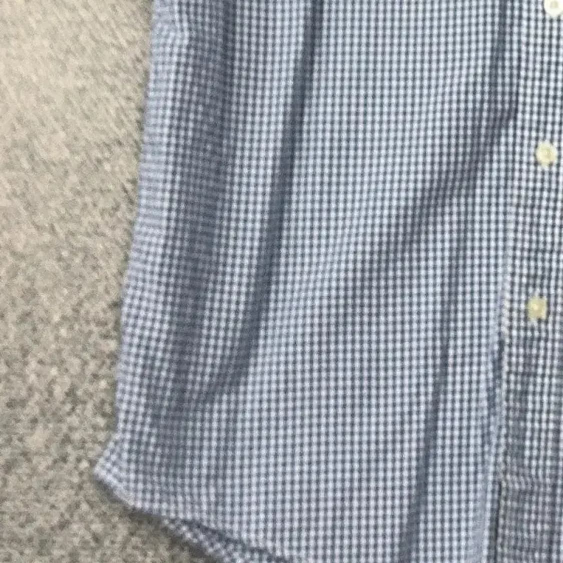 타미힐피거 캐주얼 로고 남성 체크 반팔 셔츠 L 상품이미지5