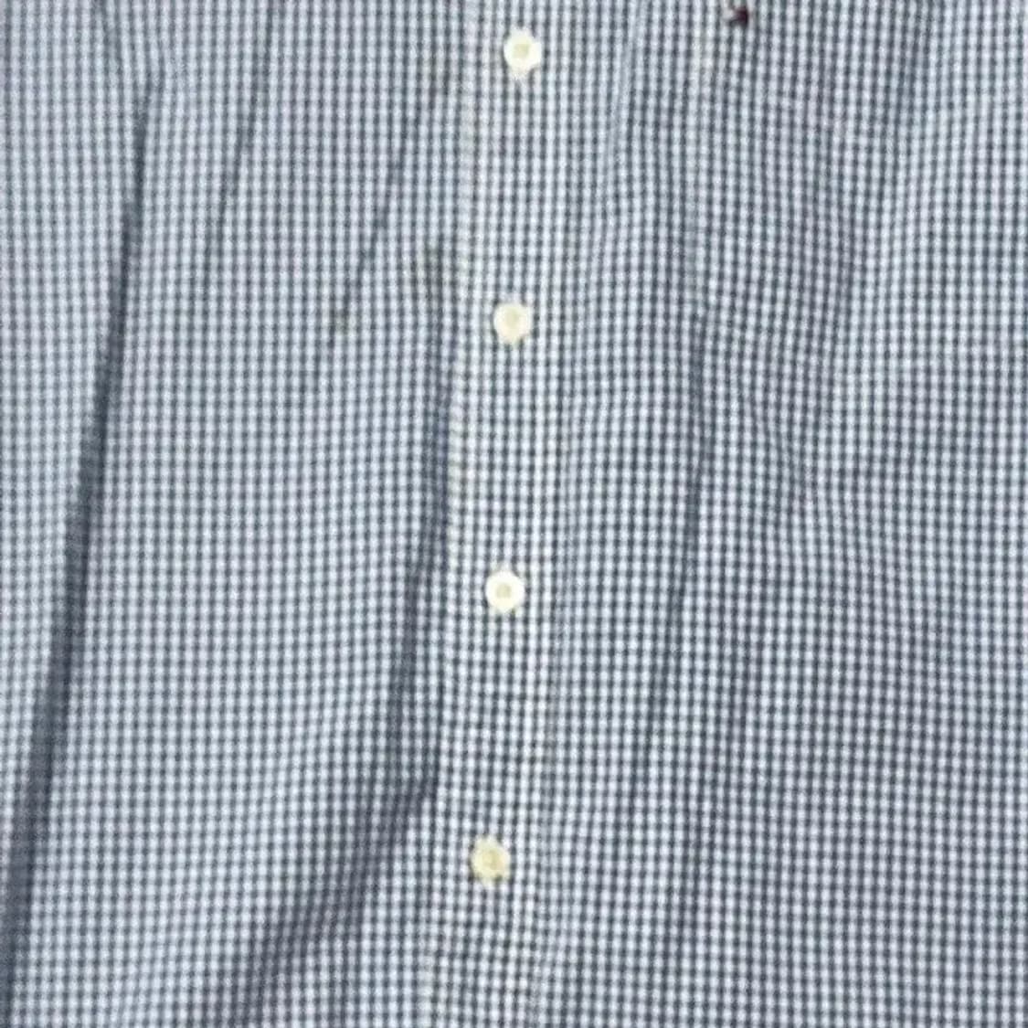 타미힐피거 캐주얼 로고 남성 체크 반팔 셔츠 L 상품이미지6