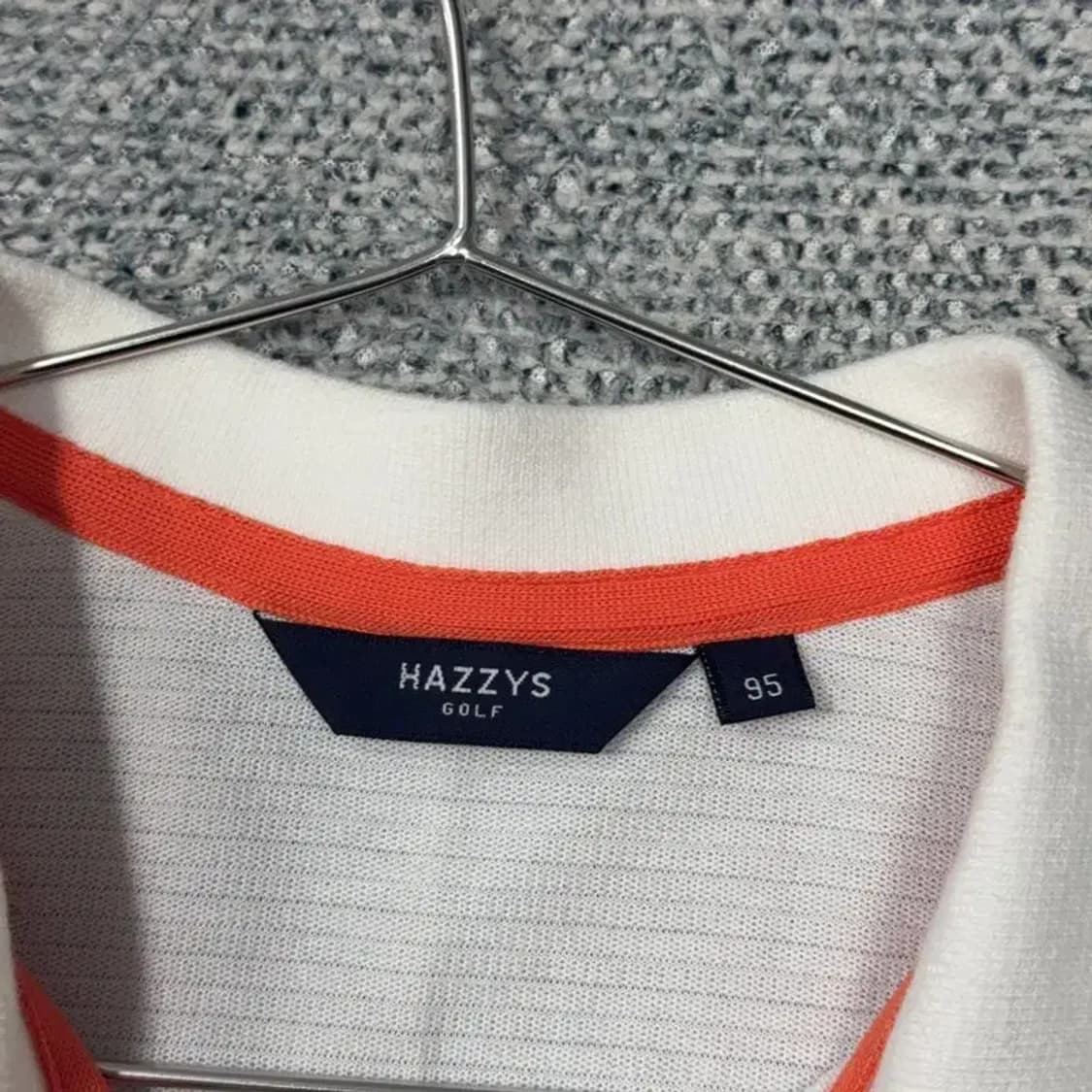 해지스 스트라이프 골프 로고 남성 기능성 반팔 카라티 95 상품이미지3