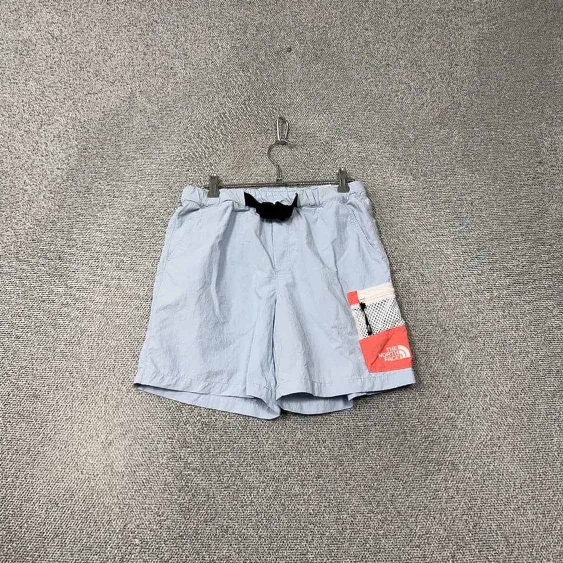 노스페이스 라이트 블루 빈티지 포켓 나일론 반바지 75 상품이미지1