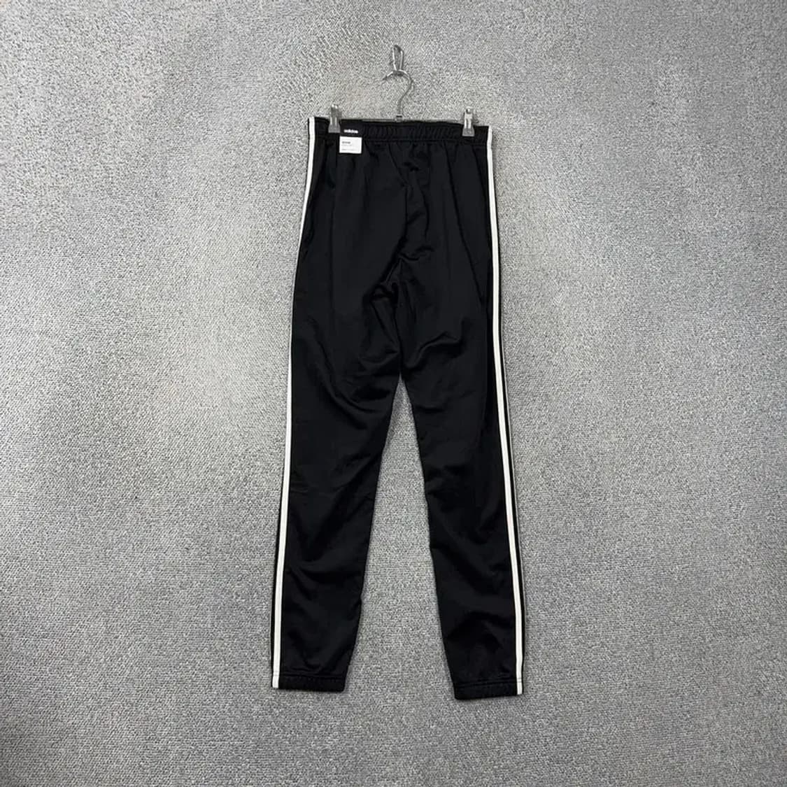아디다스 블랙 스펠 로고 삼선 트레이닝 팬츠 M 상품이미지2