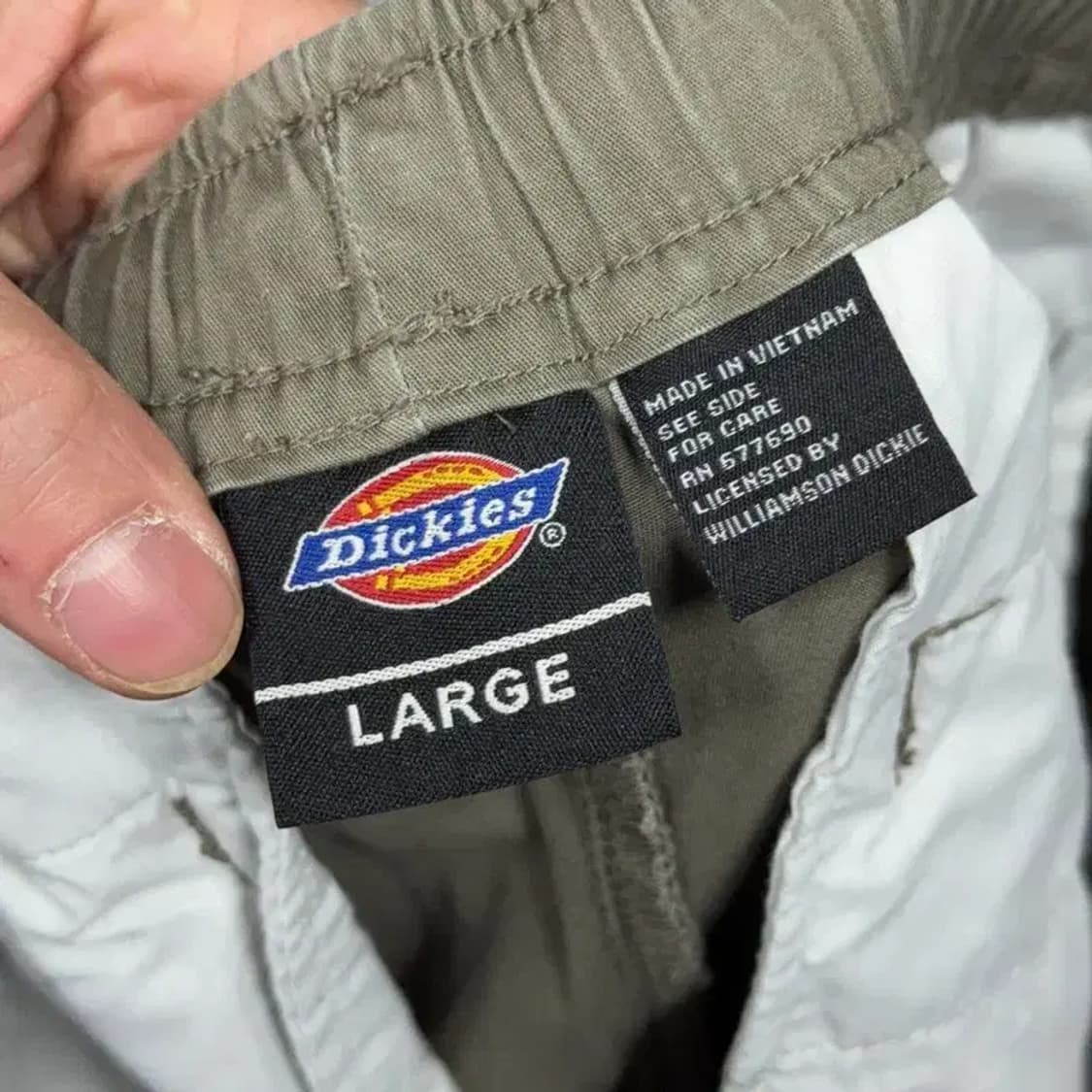 디키즈 카키 카고 조거팬츠 L 상품이미지5