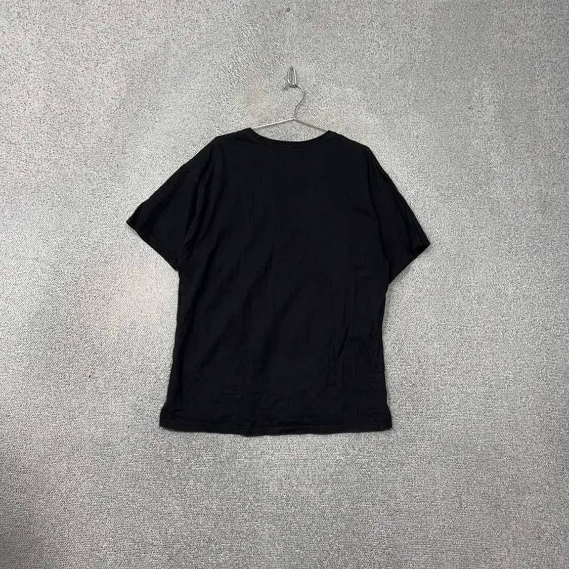 챔피온 프린팅 로고 블랙 반팔 티 XL 상품이미지2