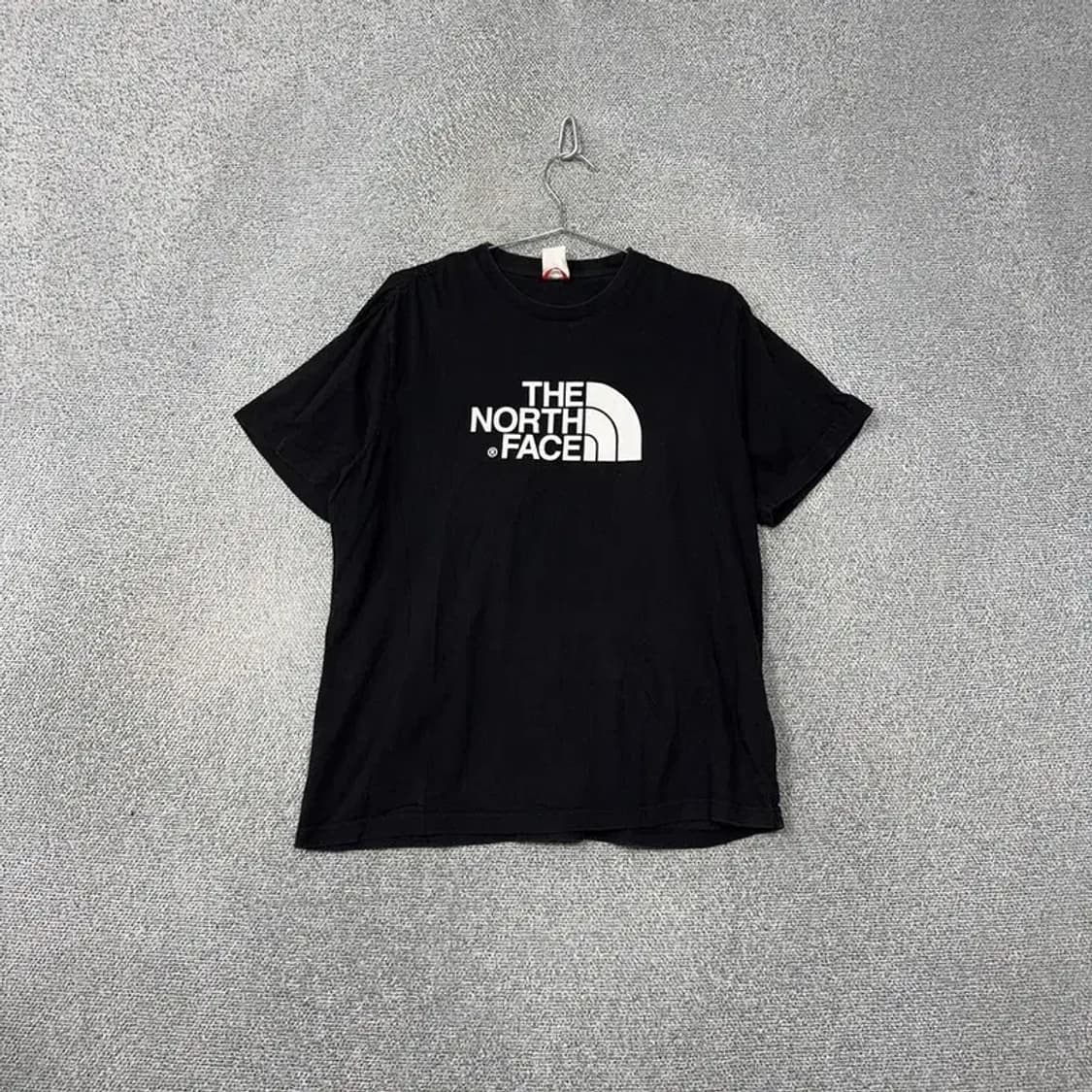 노스페이스 프린팅 빅로고 블랙 반팔 티 XL 상품이미지1