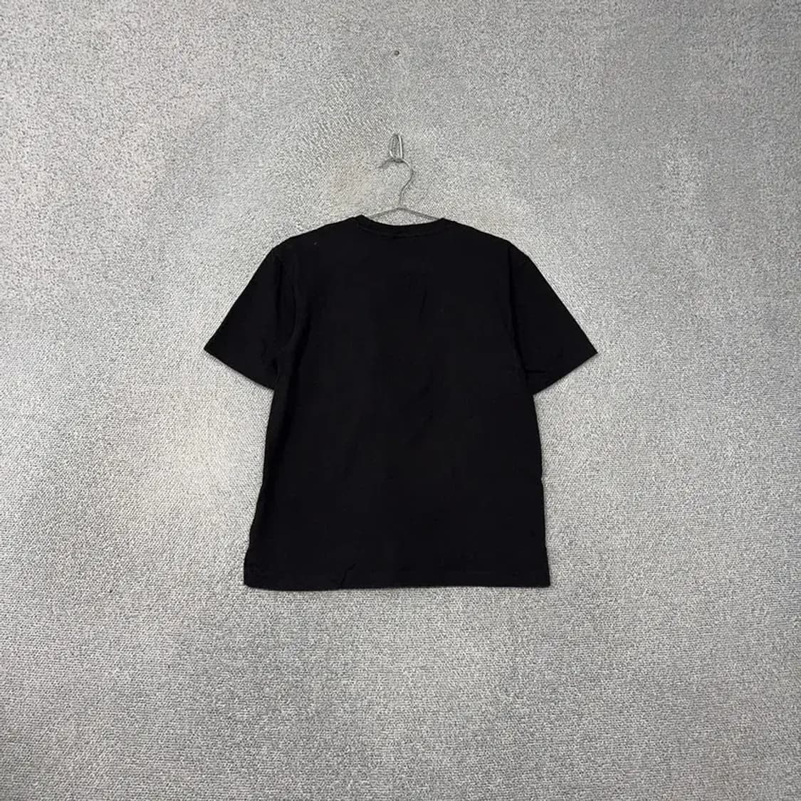 아디다스 블랙 불꽃 로고 코튼 반팔티 S 상품이미지2