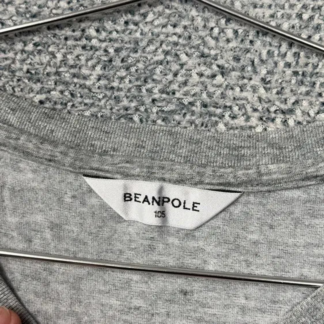 빈폴 라이트 그레이 로고 남성 반팔 티 105 상품이미지3