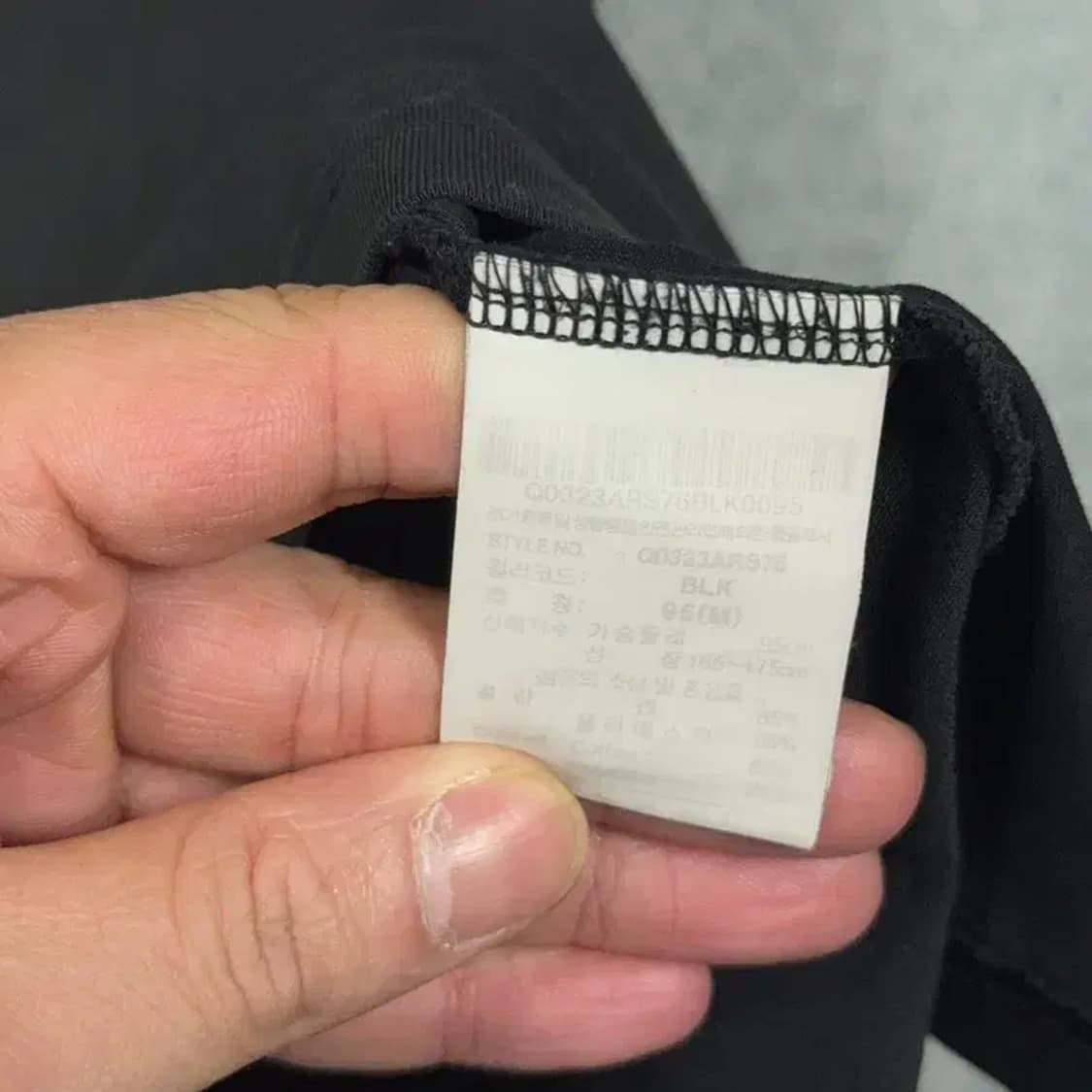 르꼬끄 로고 백프린팅 남성 반팔티 M 상품이미지4