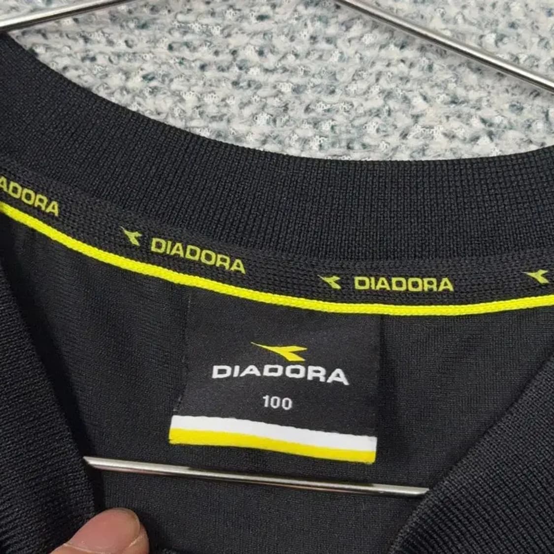 디아도라 남성 운동 기능성 블랙 반팔 티 100 상품이미지3