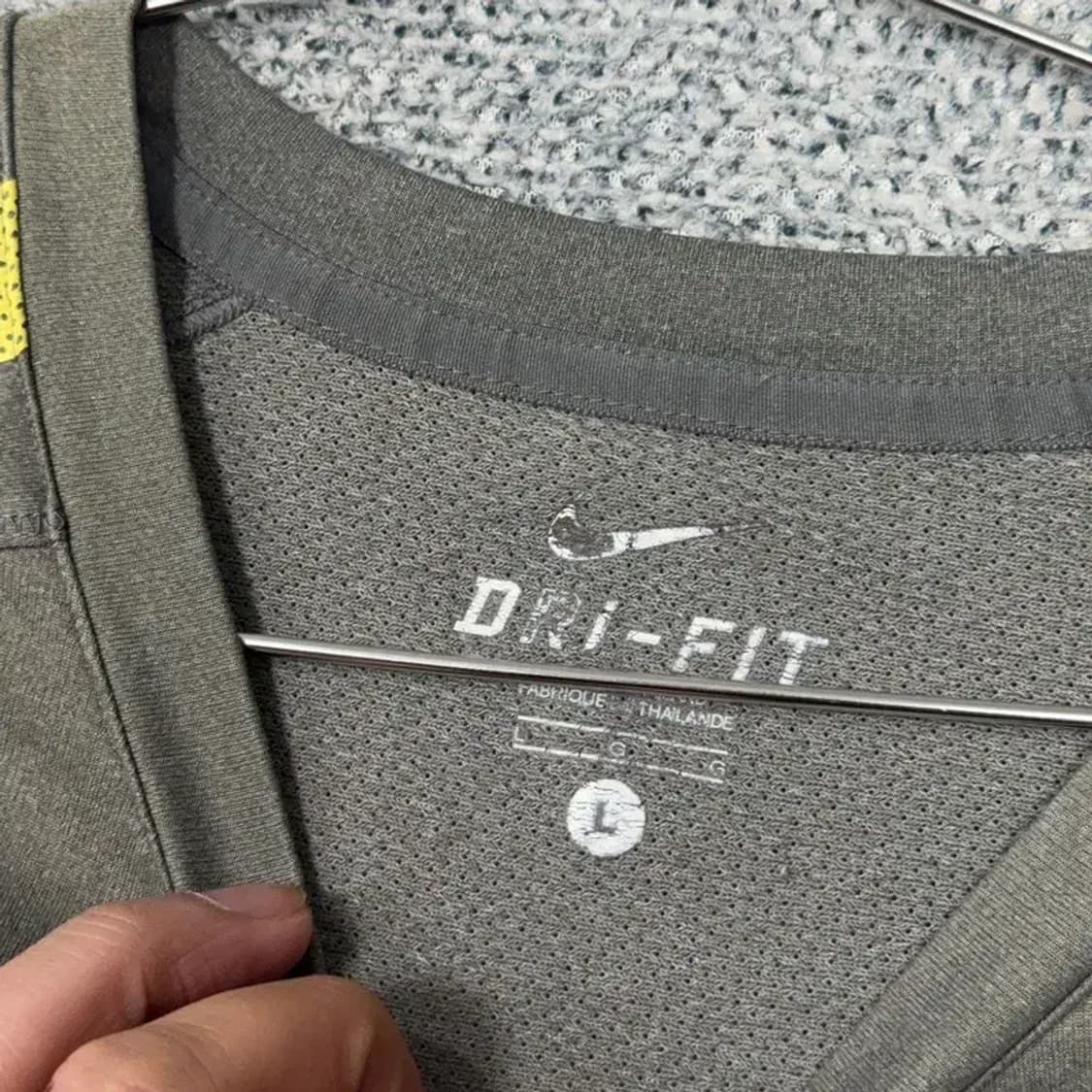 나이키 로고 맨체스터유나이티드 그레이 기능성 반팔 티 L 상품이미지3
