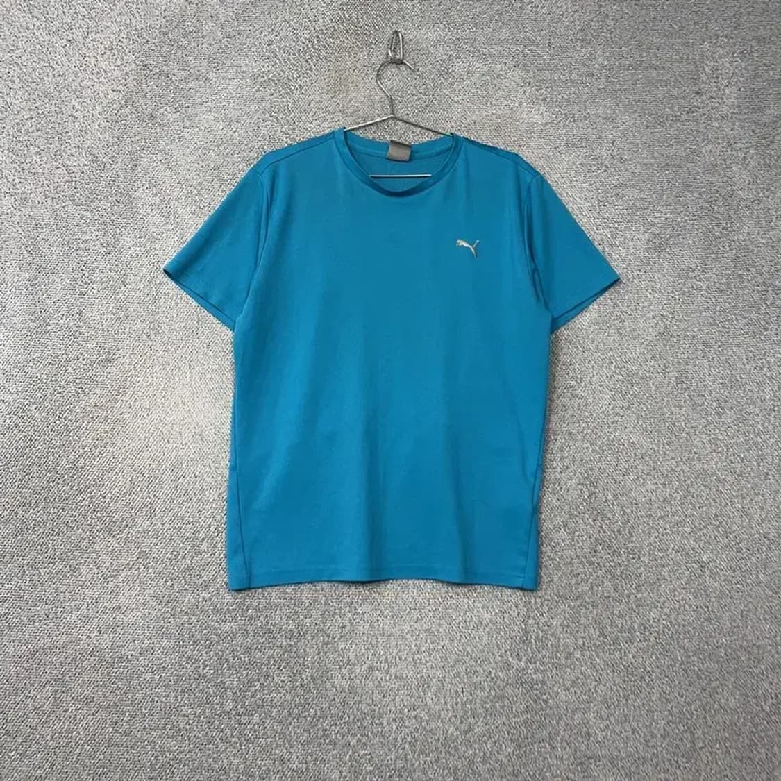 푸마 블루 로고 운동 기능성 반팔 티 XXL 상품이미지1