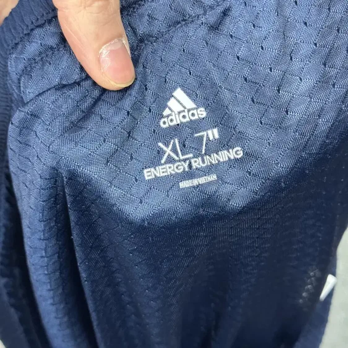 아디다스 네이비 로고 기능성 반바지 XL 상품이미지2