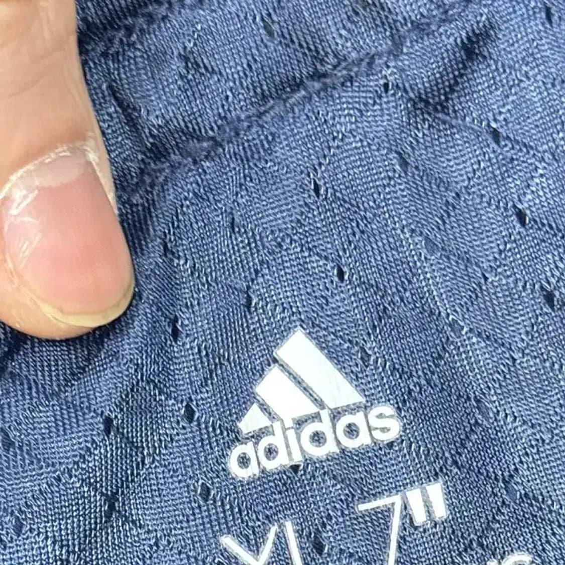 아디다스 네이비 로고 기능성 반바지 XL 상품이미지5