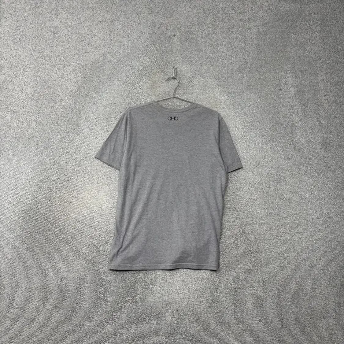 언더아머 프린팅 라이트 그레이 반팔 티 LG/G/G 상품이미지2